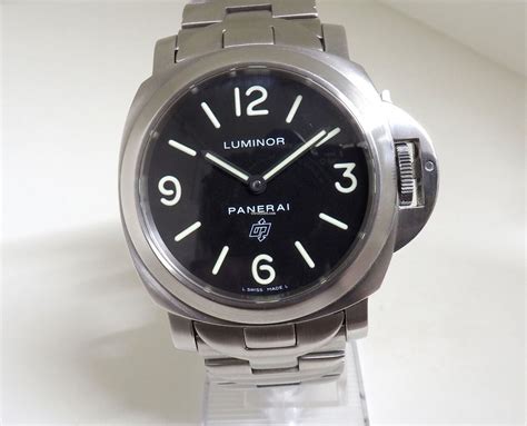 panerai mit stahlband|panerai armband polster.